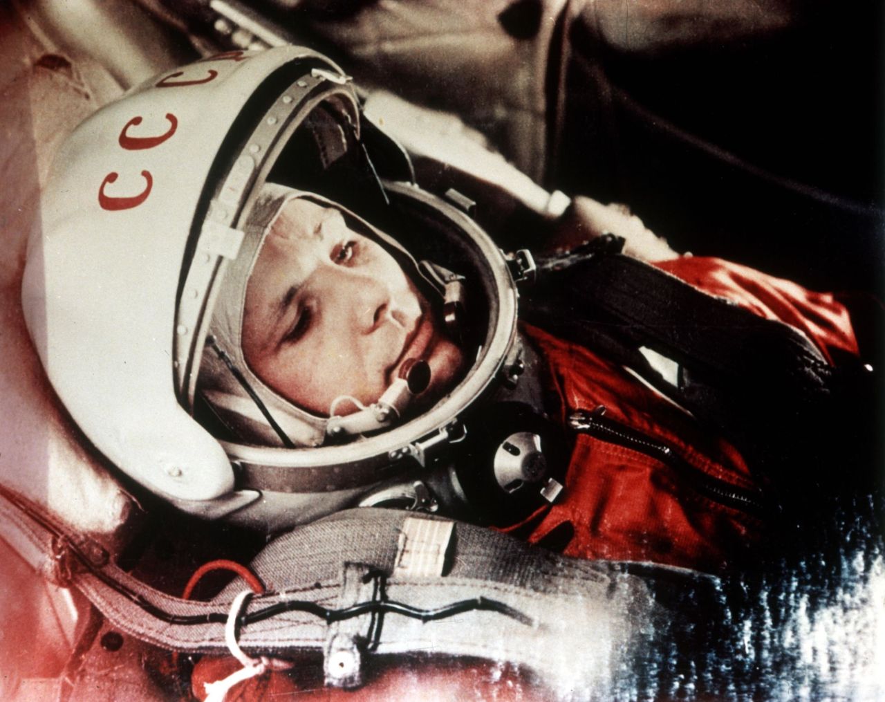 On April 12, 1961, Soviet cosmonaut Yuri Gagarin circled the Earth aboard a spacecraft called Vostok 1. After parachuting from the craft near the Russian village of Smelovka, Gagarin landed a hero — and a major embarrassment for the United States, already stung by the Soviet first-in-the-race launch of the Sputnik 1 satellite four years earlier.