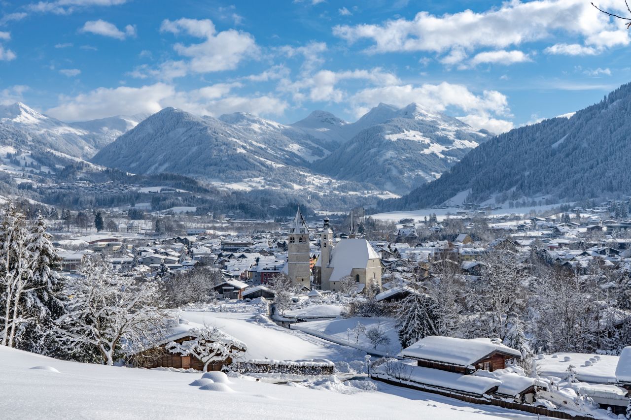 <strong>Kitzbühel, Austria: </strong>By day, you can enjoy 230 kilometers of runs draped over the Kitzbühel Alps.