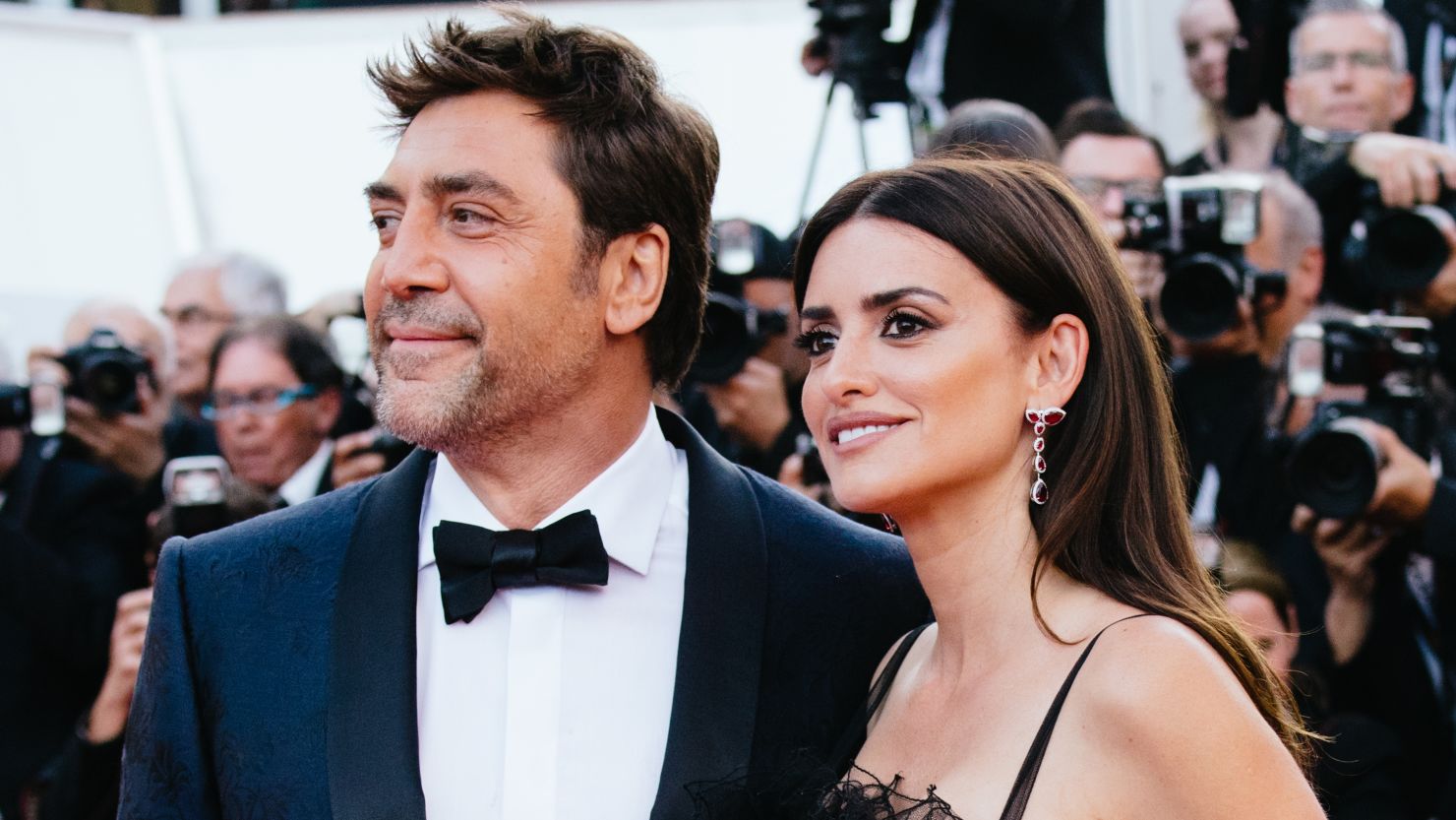 Penelope Cruz (R) with Javier Bardem (L) attend the screening of "Everybody Knows (Todos Lo Saben)" and the opening gala during the 71st annual Cannes Film Festival at Palais des Festivals on May 8, 2018 in Cannes, France.