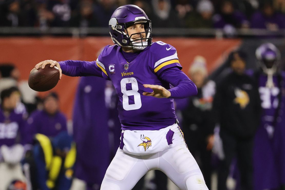 Cousins threw two touchdown passes despite a career-low passing game.
