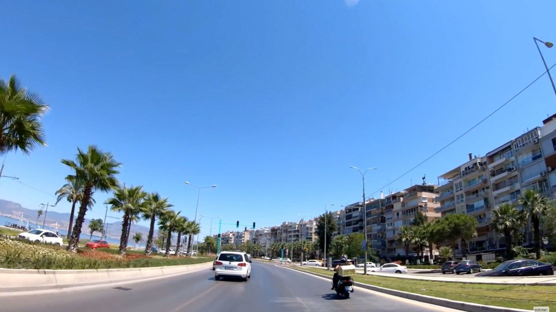 Izmir: Blue skies, blue seas.