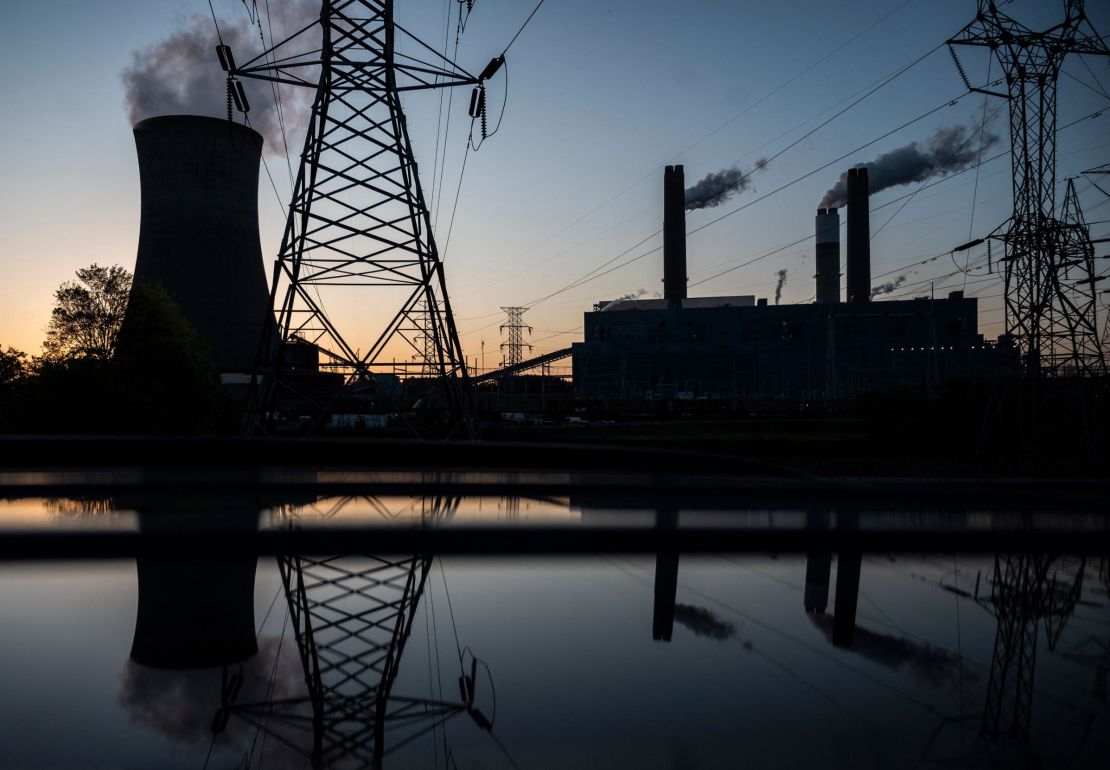 Steam rises from the Miller coal Power Plant in Adamsville, Alabama.