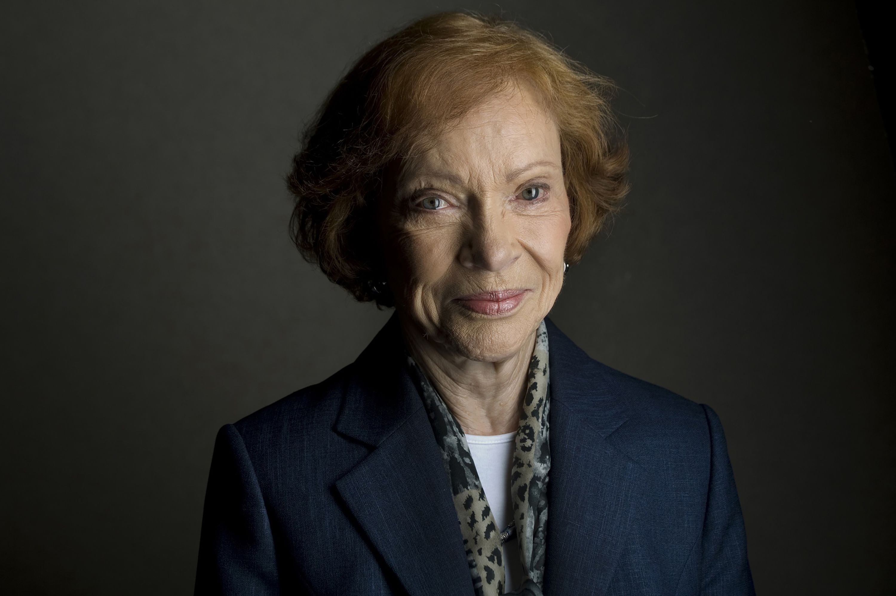Former first lady Rosalynn Carter poses for a portrait in New York in 2011.