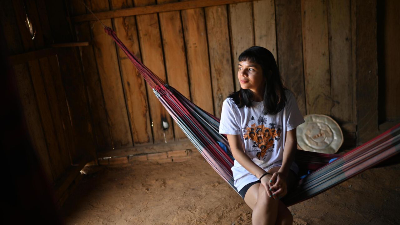 Txai Suruí, a member of the Suruí tribe.