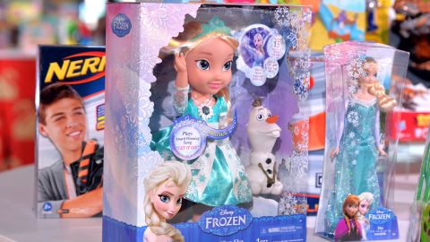 "Frozen" fever hit consumers hard in 2014, and among the best-selling toys inspired by the film were "Snow Glow Elsa" and an Elsa Sparkle Doll.
