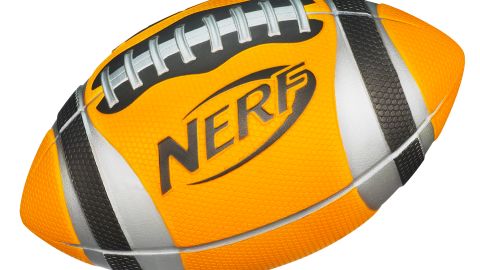 Original Nerf foam balls looked much different than this contemporary toy, but they were softer and less likely to damage furniture.