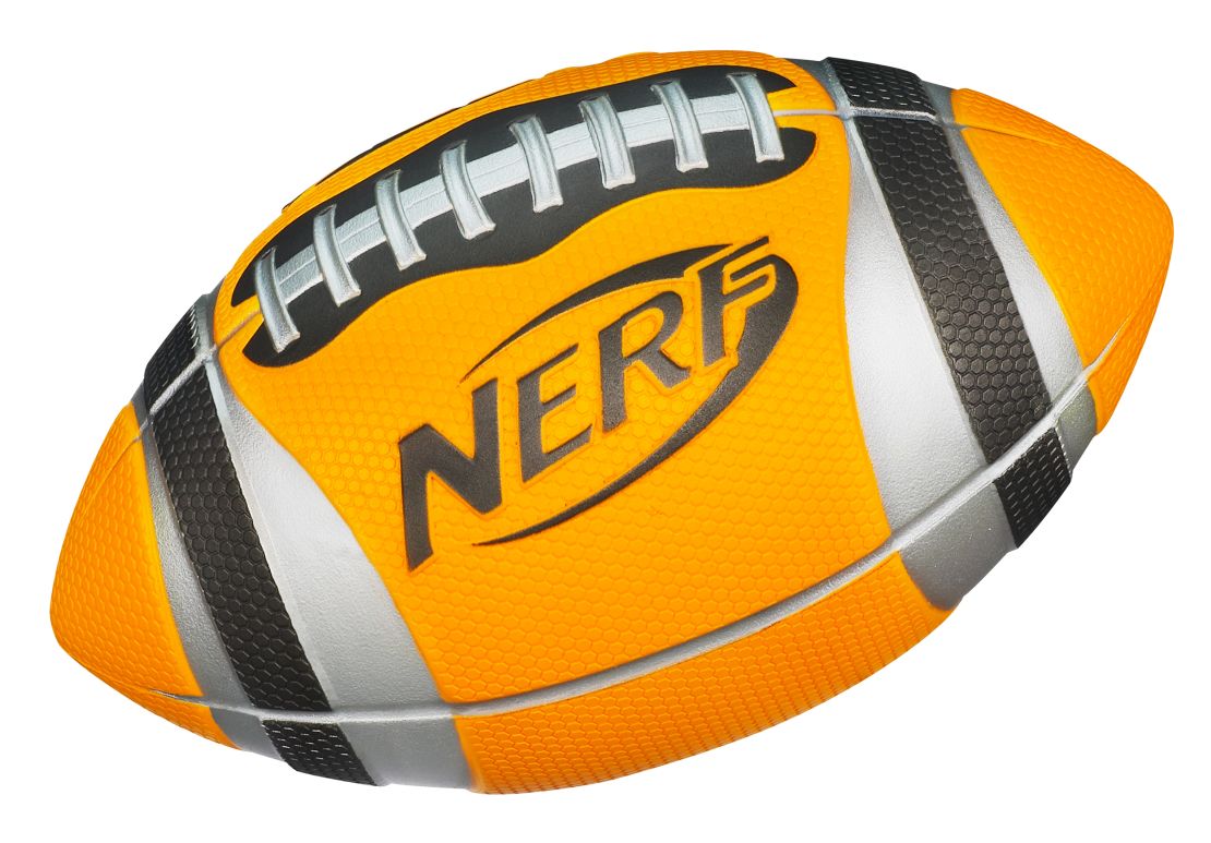 Original Nerf foam balls looked much different than this contemporary toy, but they were softer and less likely to damage furniture.