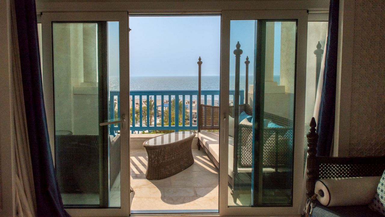 Villas and rooms are just steps from the beach.
