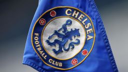 LONDON, ENGLAND - DECEMBER 11: A detailed view of the corner flag prior to the Premier League match between Chelsea and Leeds United at Stamford Bridge on December 11, 2021 in London, England. (Photo by Marc Atkins/Getty Images)