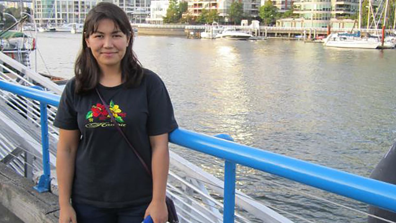 Friba Rezayee in Vancouver, Canada, where she moved in 2011.