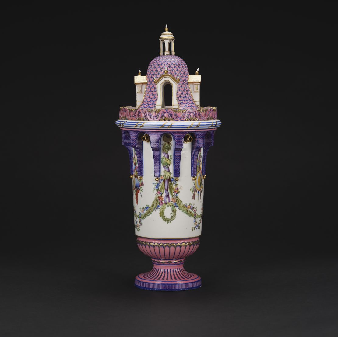 "Inspiring Walt Disney" features an array of objects including Sèvres porcelain pieces.