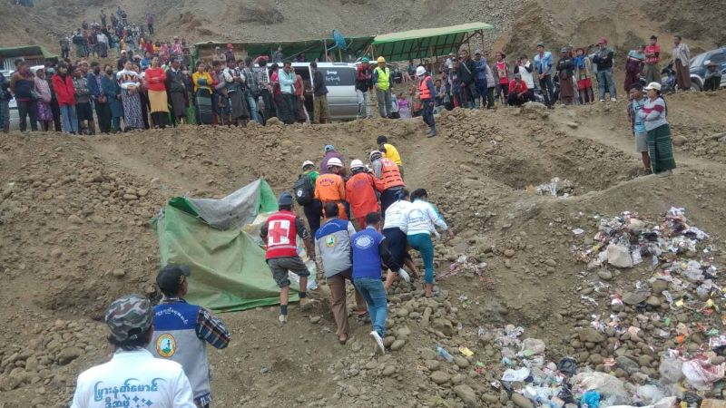 Myanmar jade mine landslide leaves dozens feared dead | CNN