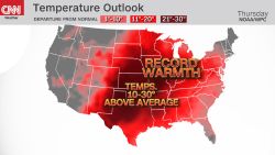 daily weather forecast record warmth christmas