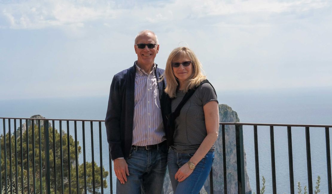 Here's Wenger and McTwigan on vacation in Capri, Italy in 2015.