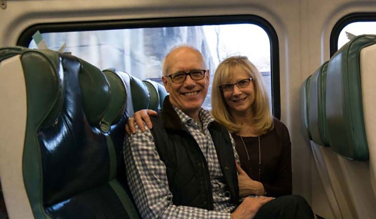Here's McTwigan and Wenger on Christmas Day 2015, once again on the train to Katonah.