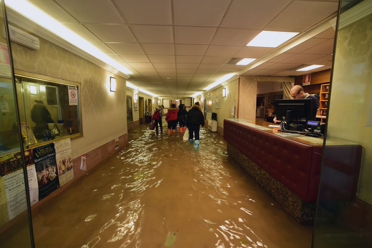 <strong>High water: </strong>The "acqua alta" of November 2019 devastated businesses including hotels.