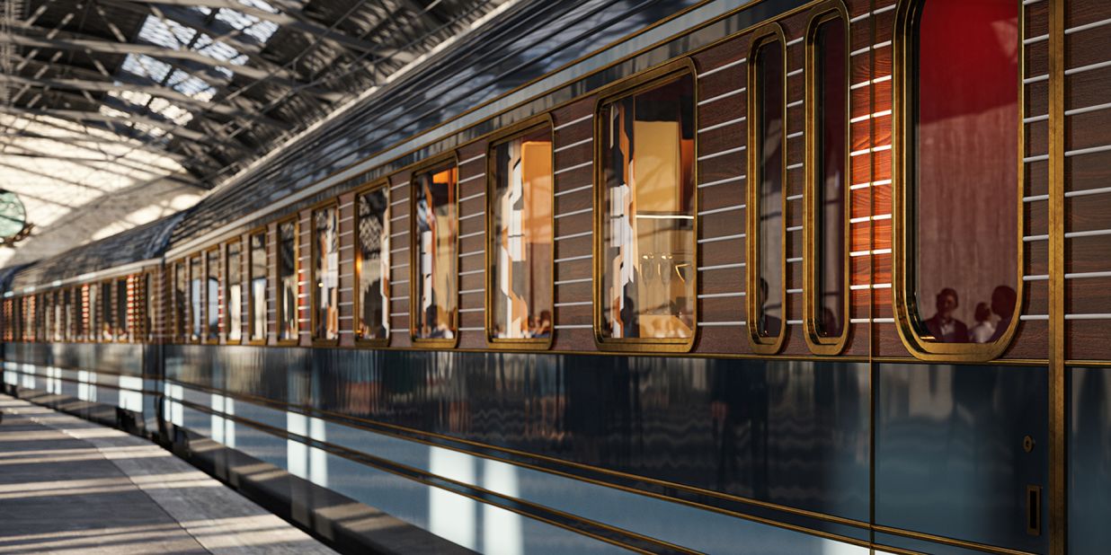 <strong>All aboard: </strong>Renderings of the new Orient Express La Dolce Vita, which will debut in 2023, have just been released.