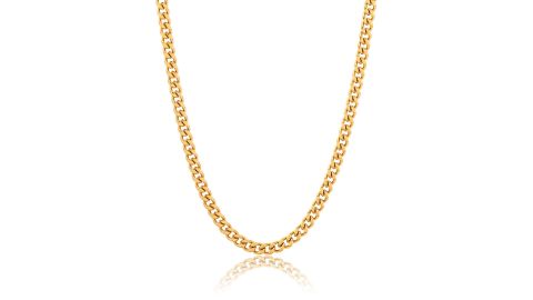 Adornia 14K Gold Vermeil 5mm Cuban Link Chain