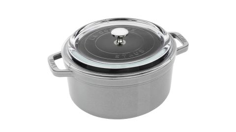 Staub Cast Iron Cocotte With Glass Lid