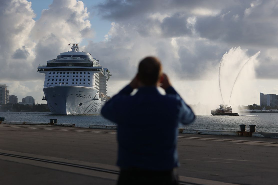 The Royal Caribbean Odyssey of The Seas.