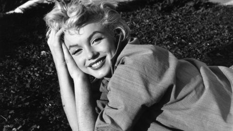 American film star Marilyn Monroe poses for a portrait in 1954