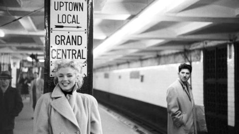 In a photoshoot with Redbook magazine, Monroe posed by the subway in Grand Central Station in New York. She positioned herself as an everyday kind of girl. "In fact, Marilyn never really did ride the subway, but the important thing is she saw herself as a woman who rode the subway," said biographer Elizabeth Winder.