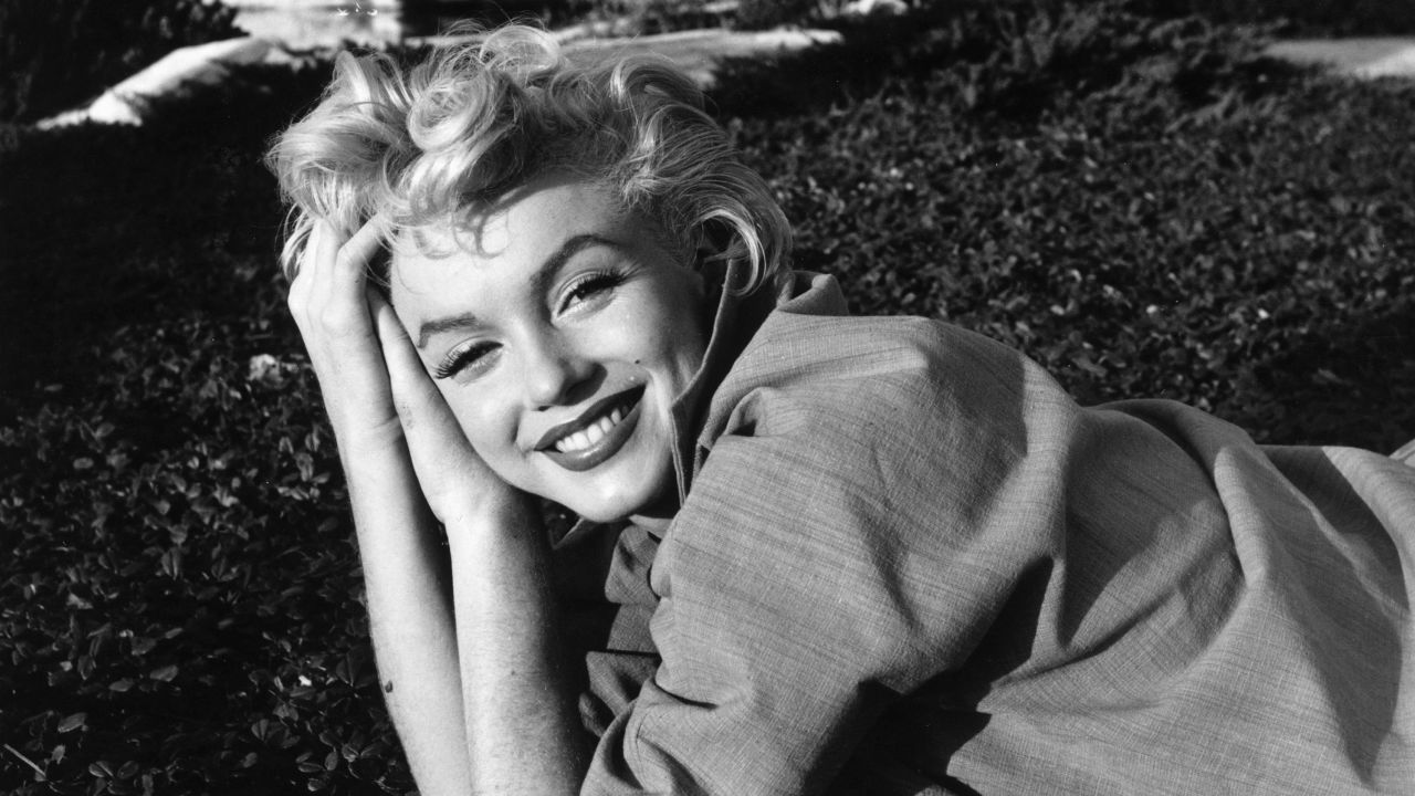 American film star Marilyn Monroe poses for a portrait in 1954.