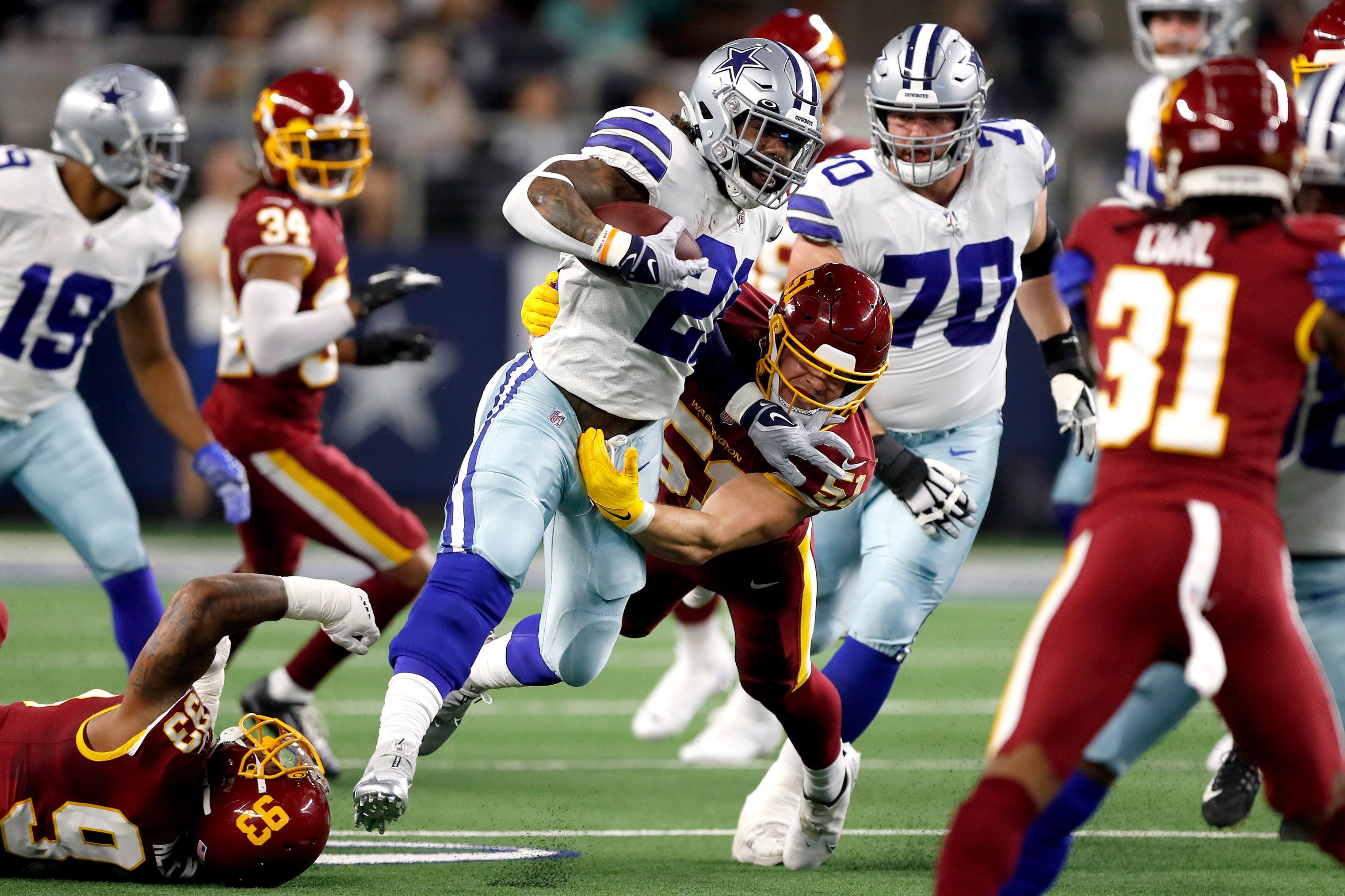 Cowboys vs WFT: Dallas embarrasses Washington 56-14 in primetime, tempers  flare on WFT sideline