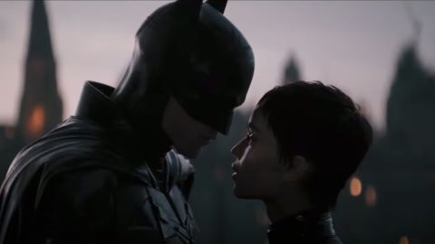 Robert Pattinson and Zoë Kravitz star in 'The Batman.'