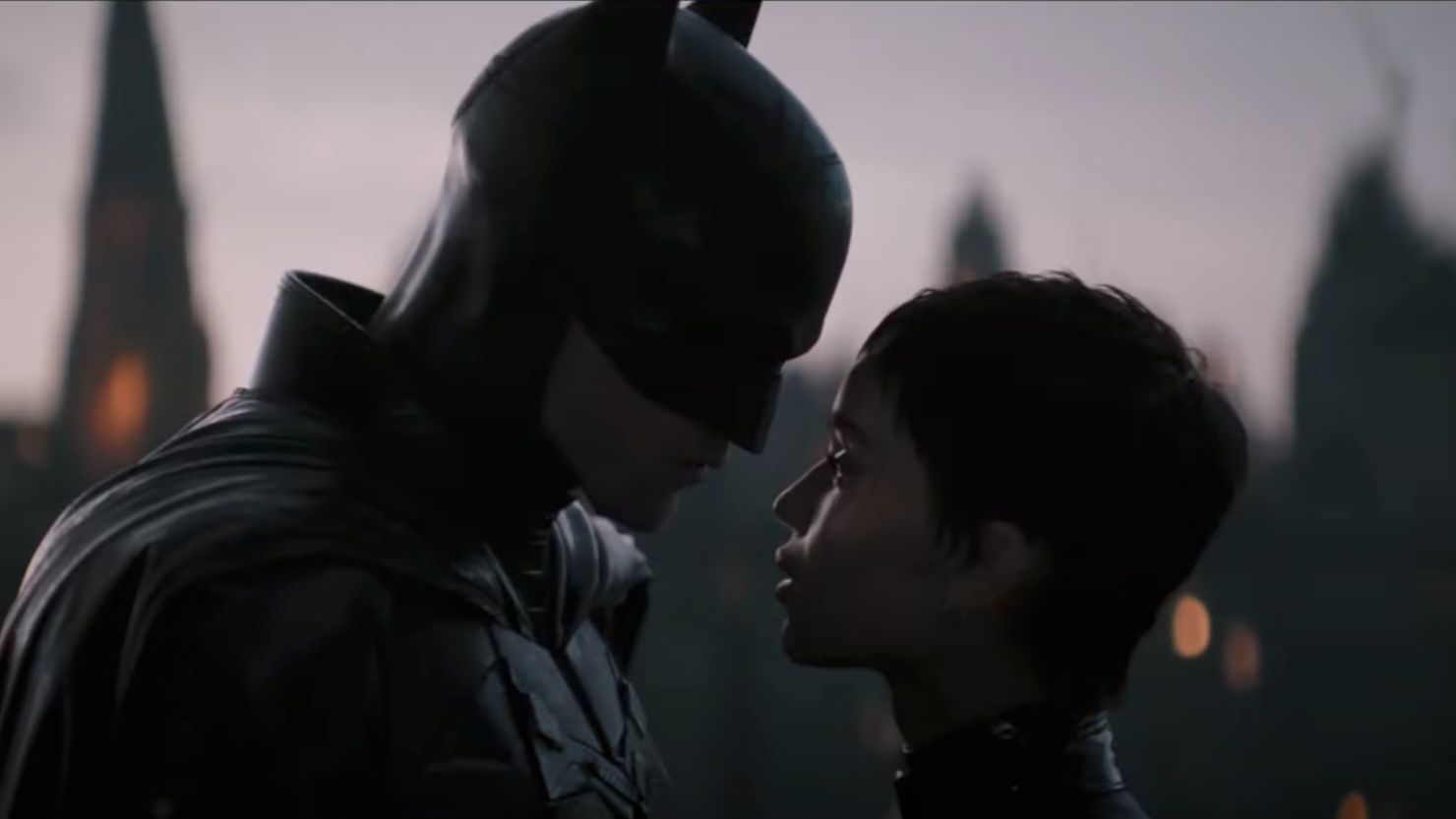 Robert Pattinson and Zoë Kravitz star in 'The Batman.' 