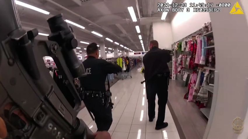 LAPD footage of department store shooting vpx
