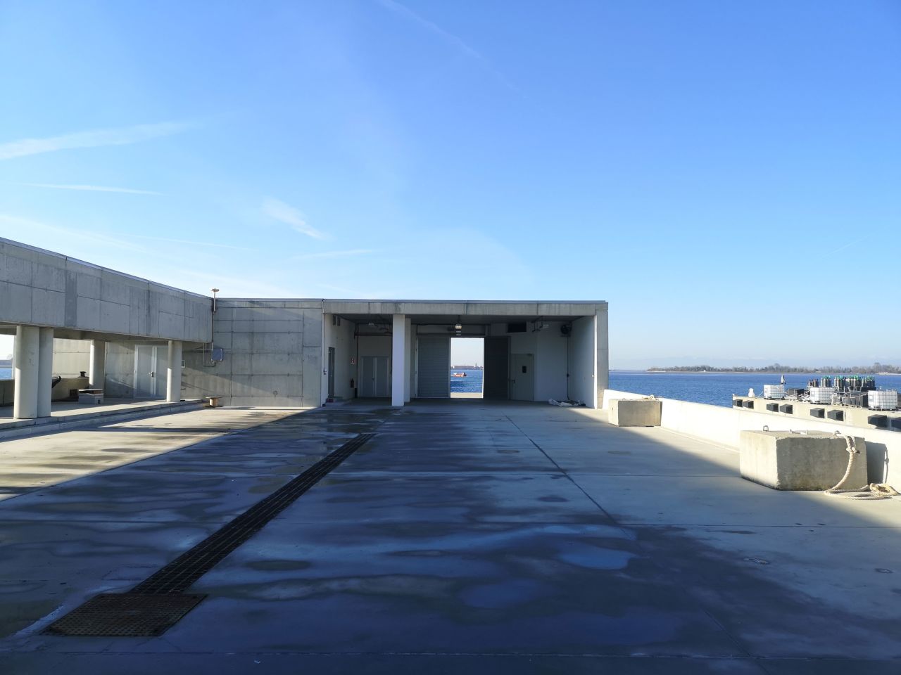 <strong>Bond lair: </strong>The artificial island with its concrete structures resembles something from a movie.