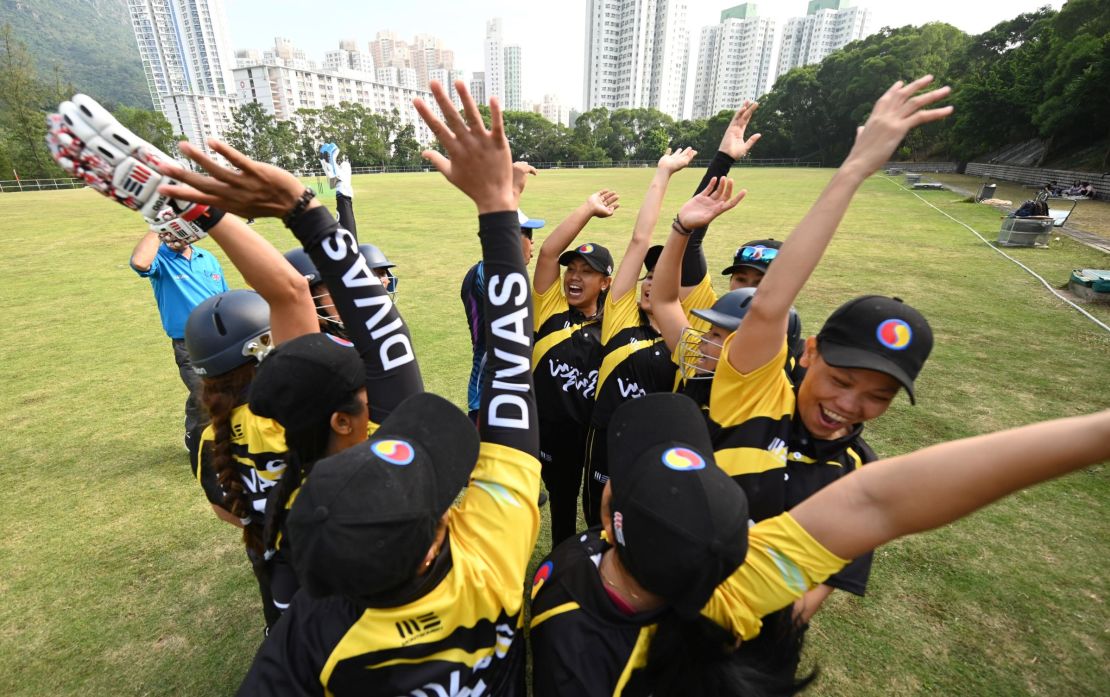 The Divas cricket team now plays Division 1 cricket in Hong Kong.