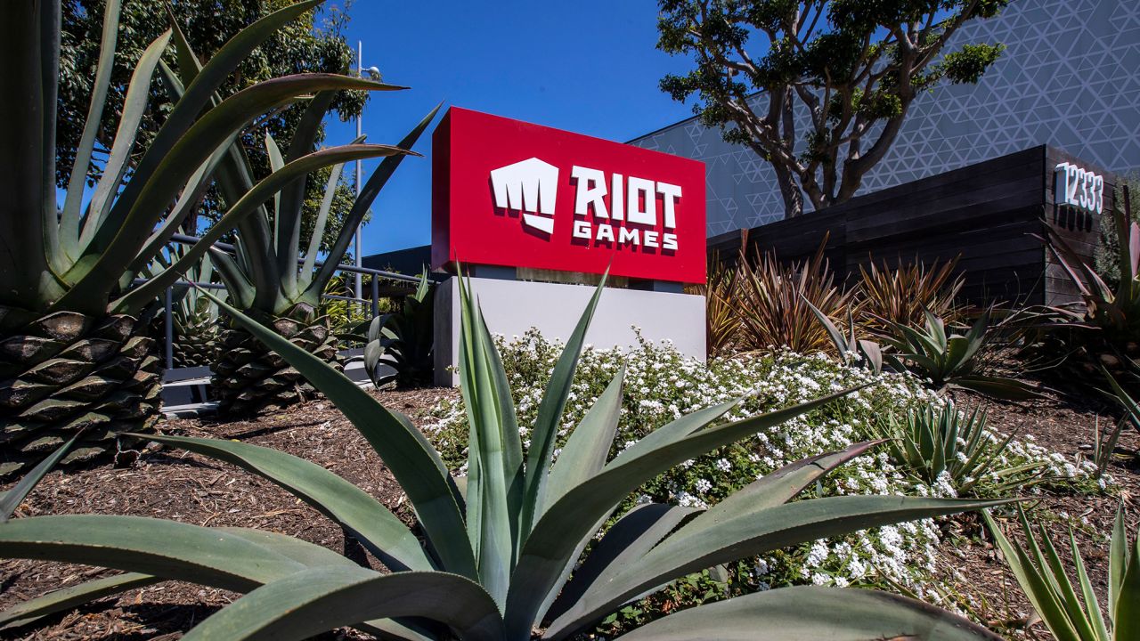 The West LA campus of Riot Games on Olympic Blvd. Friday, Aug. 7, 2020 in Los Angeles, CA. 