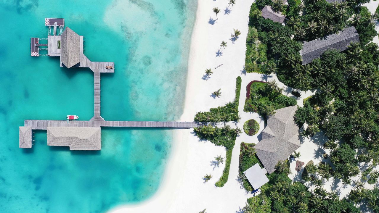 Luxurious and family-friendly, Le Méridien Maldives offers overwater bungalows and multi-bedroom beach villas.