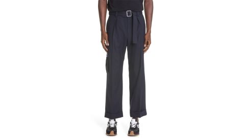 Loewe Wool Crop Cargo Trousers
