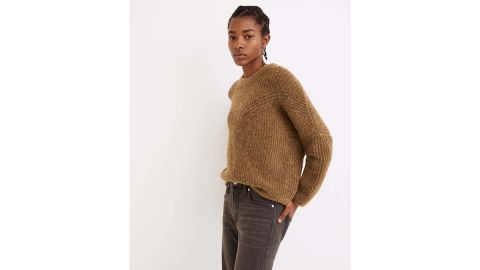 Madewell Belfiore Ribbed Pullover Sweater 