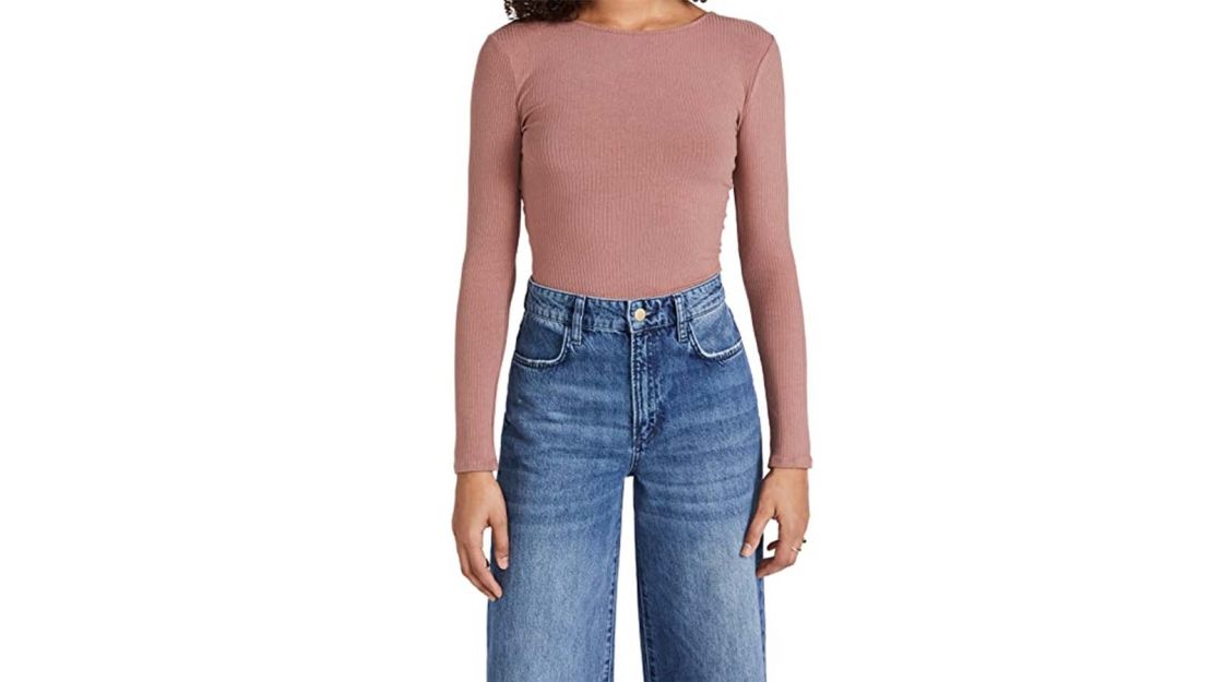 ASTR the Label Long Sleeve Open Back Knit