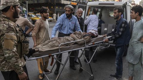 The airport attack in Afghanistan occurred as the US and its allies raced to evacuate Afghans amid the Taliban's resurgence. 