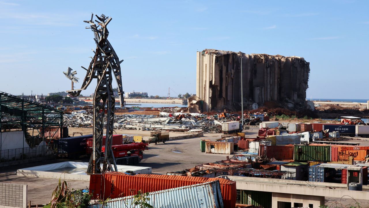 Silos of wheat, barley and corn stored at the Port of Beirut were destroyed by the explosion.