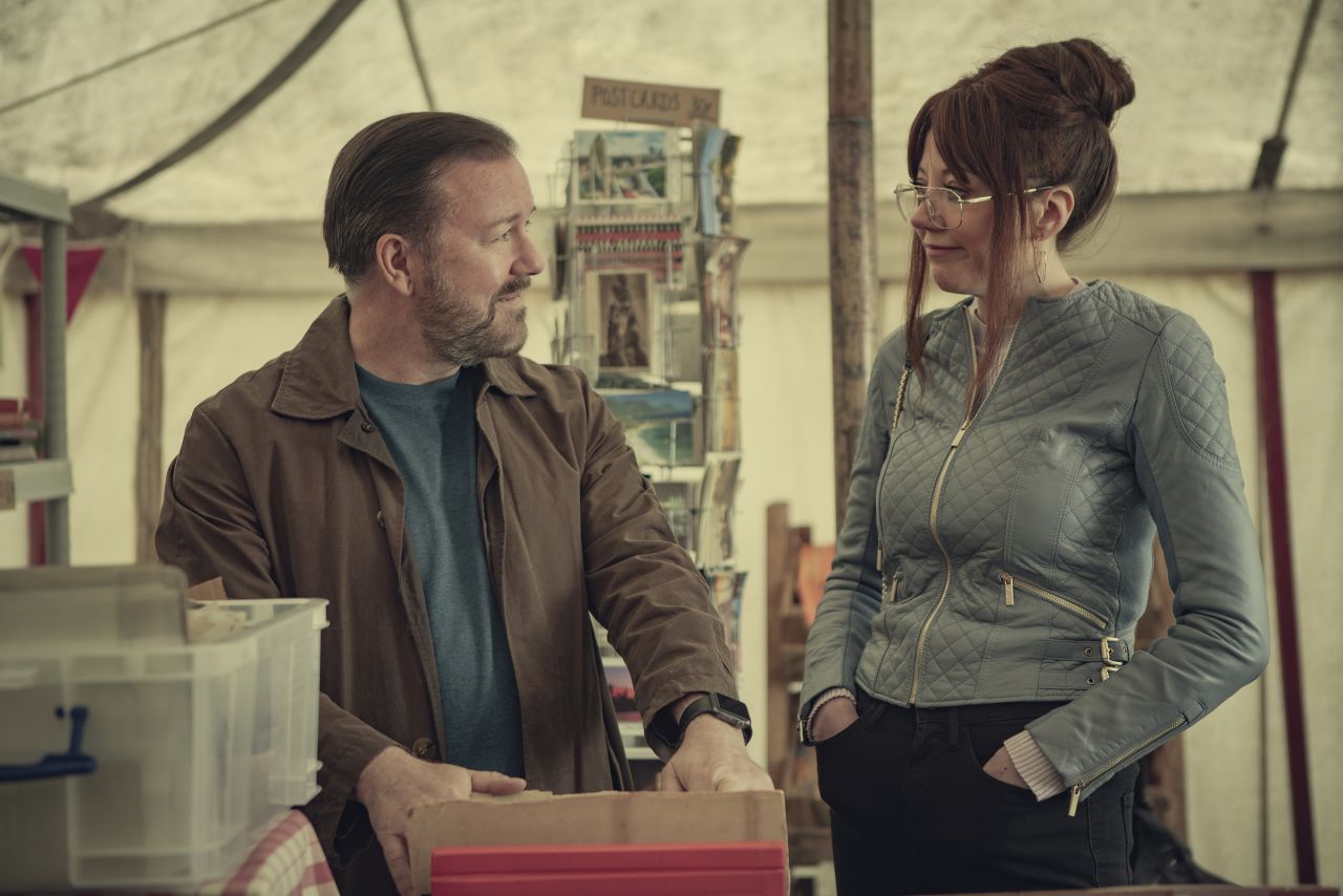 <strong>"After Life" Season 3</strong>: The story continues for Tony (Ricky Gervais) whom must forge a new life after the death of his wife. <strong>(Netflix)</strong>