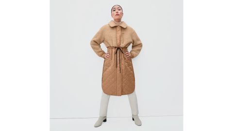The Quilted Teddy Coat