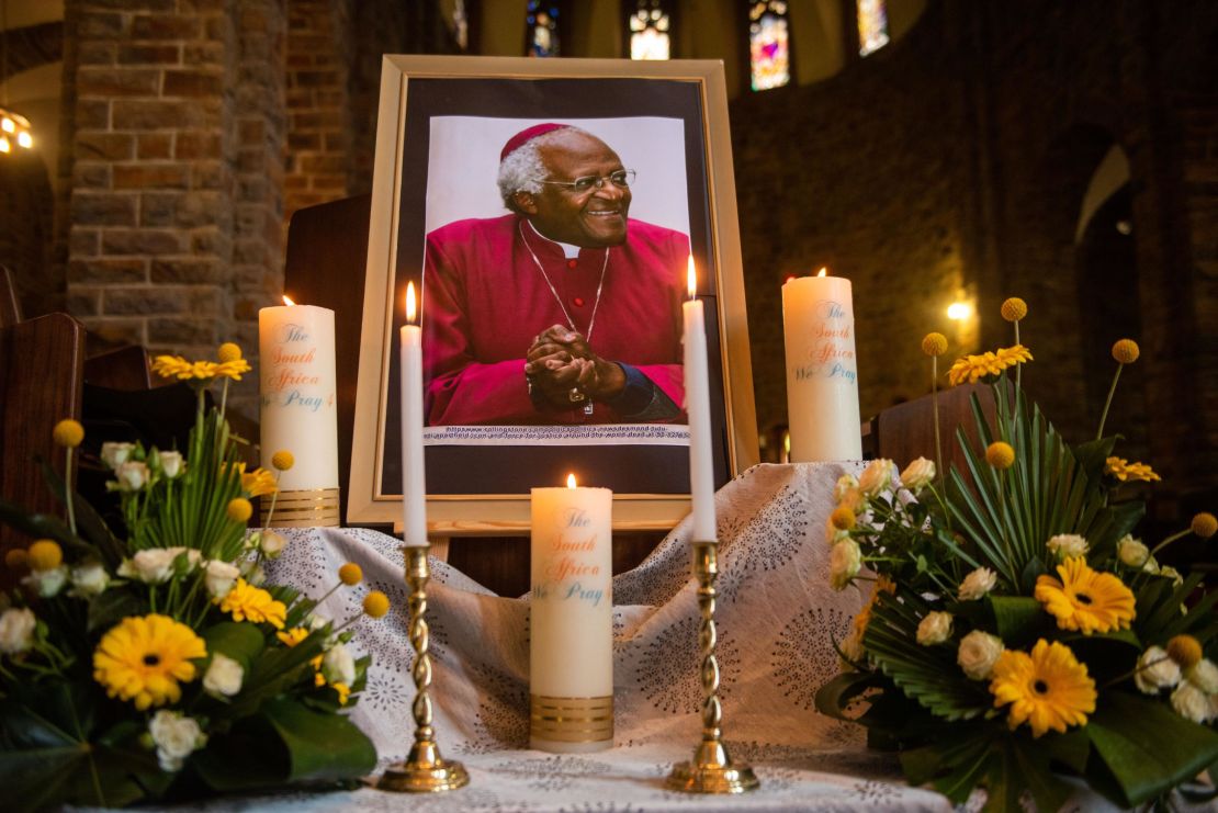 The Archbishop is revered as an anti-apartheid hero.