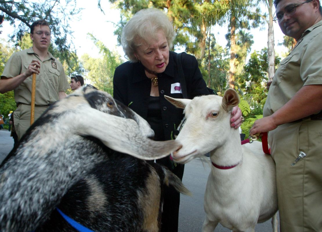 Betty White loved animals and advocated for them.