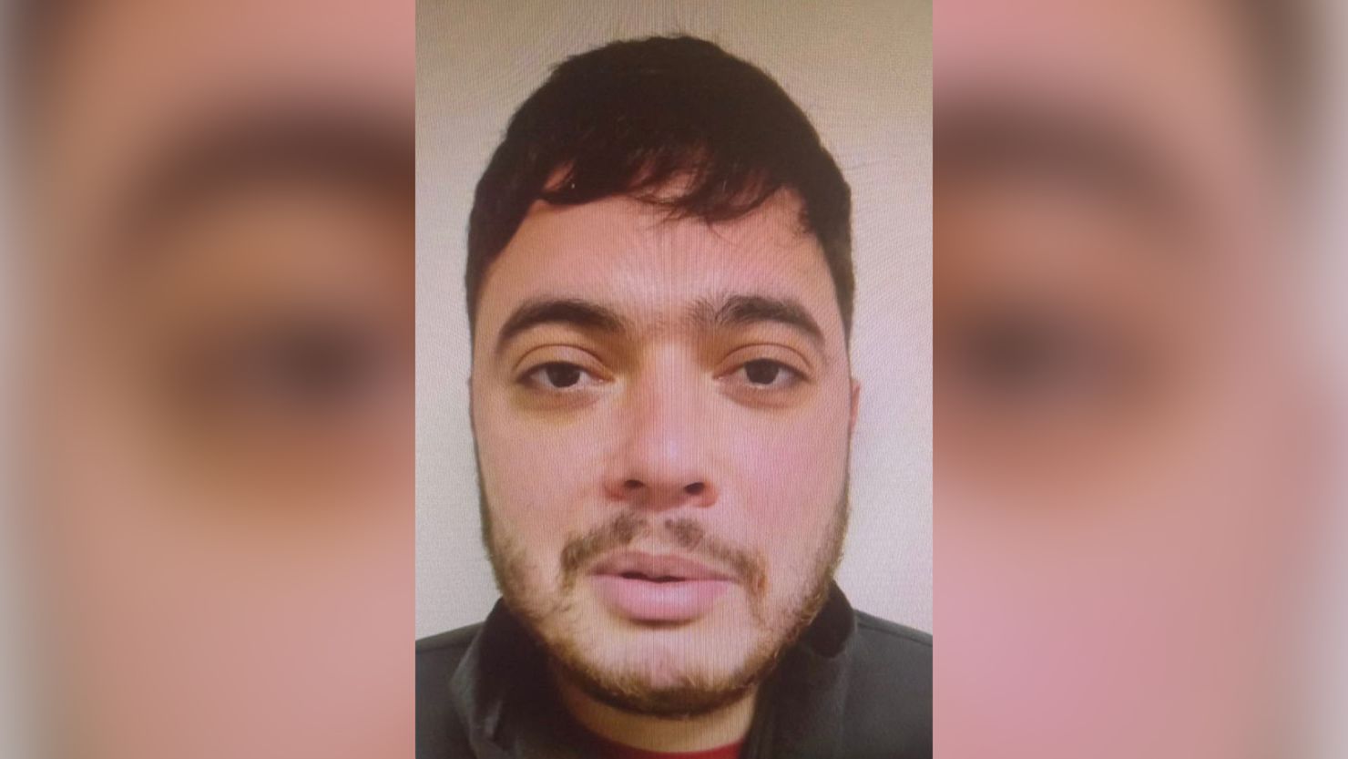 This undated photo obtained by AFP on May 14, 2024 shows 30-years-old inmate Mohamed Amra, who escaped from a prison van after a ramming attack at a motorway toll in Incarville, northern France on May 14, 2024.
