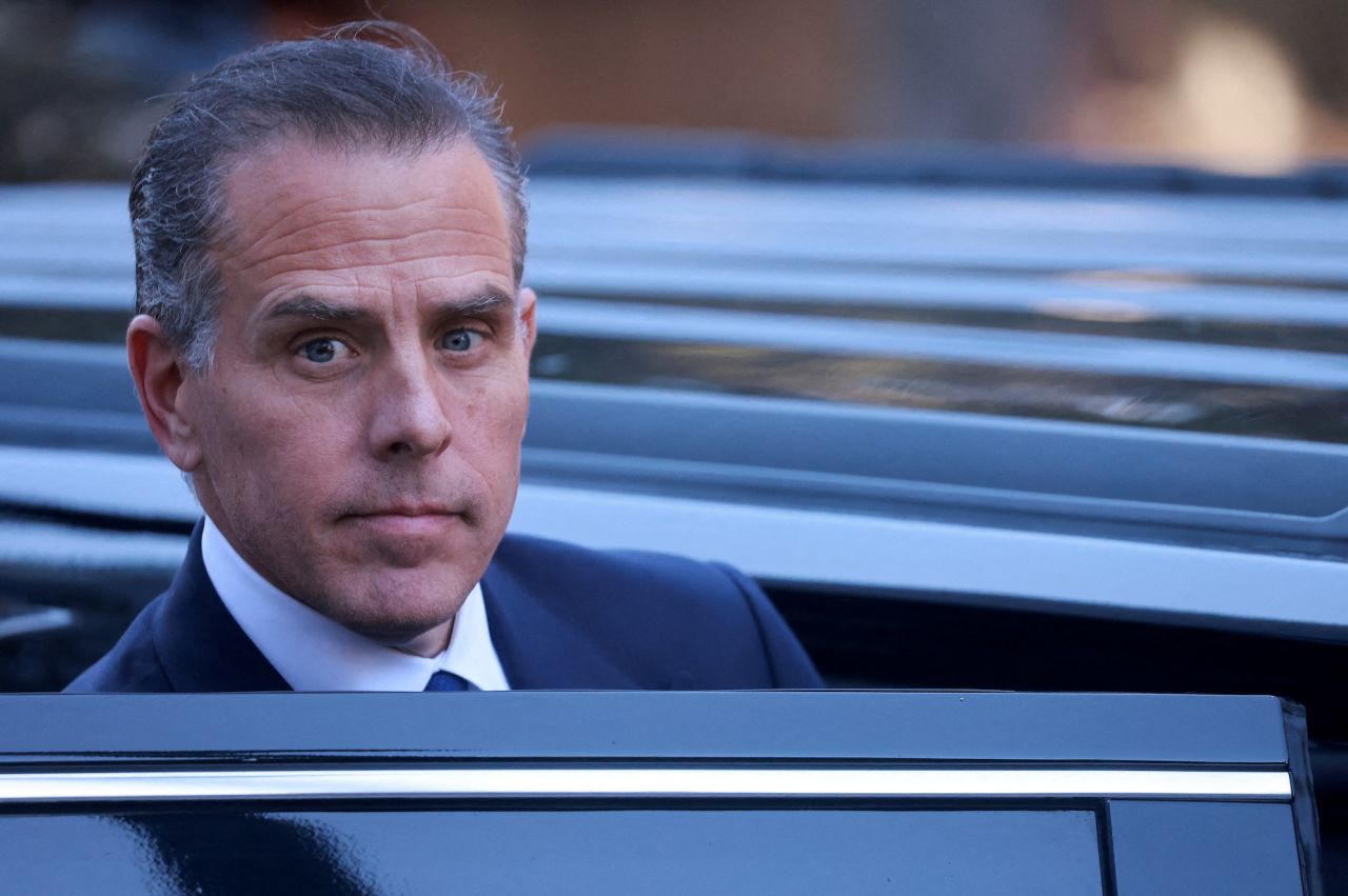 Hunter?Biden leaves federal court in Los Angeles on September 5.