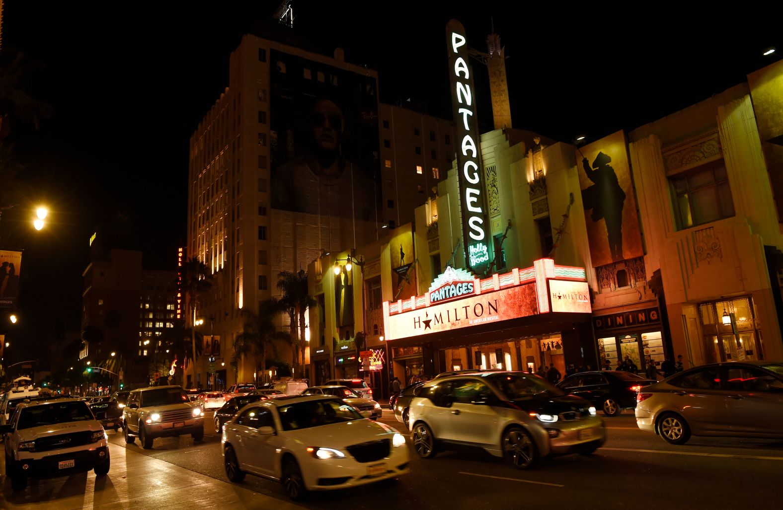 "Hamilton" premieres in Los Angeles in August 2017.