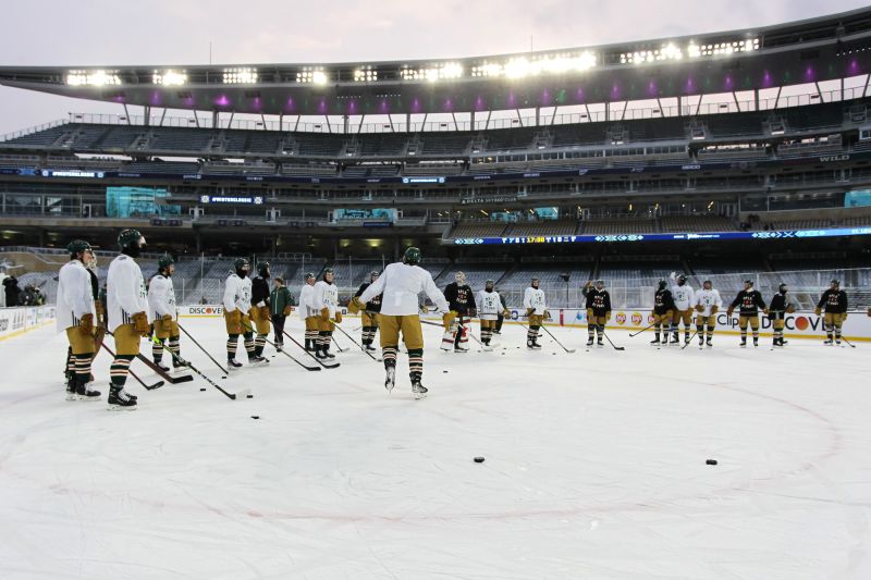 Winter Classic Blues top Wild 6-4 at Target Field in Minneapolis, officially the coldest outdoor game in league history CNN
