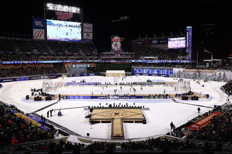 Winter Classic Blues top Wild 6-4 at Target Field in Minneapolis, officially the coldest outdoor game in league history CNN