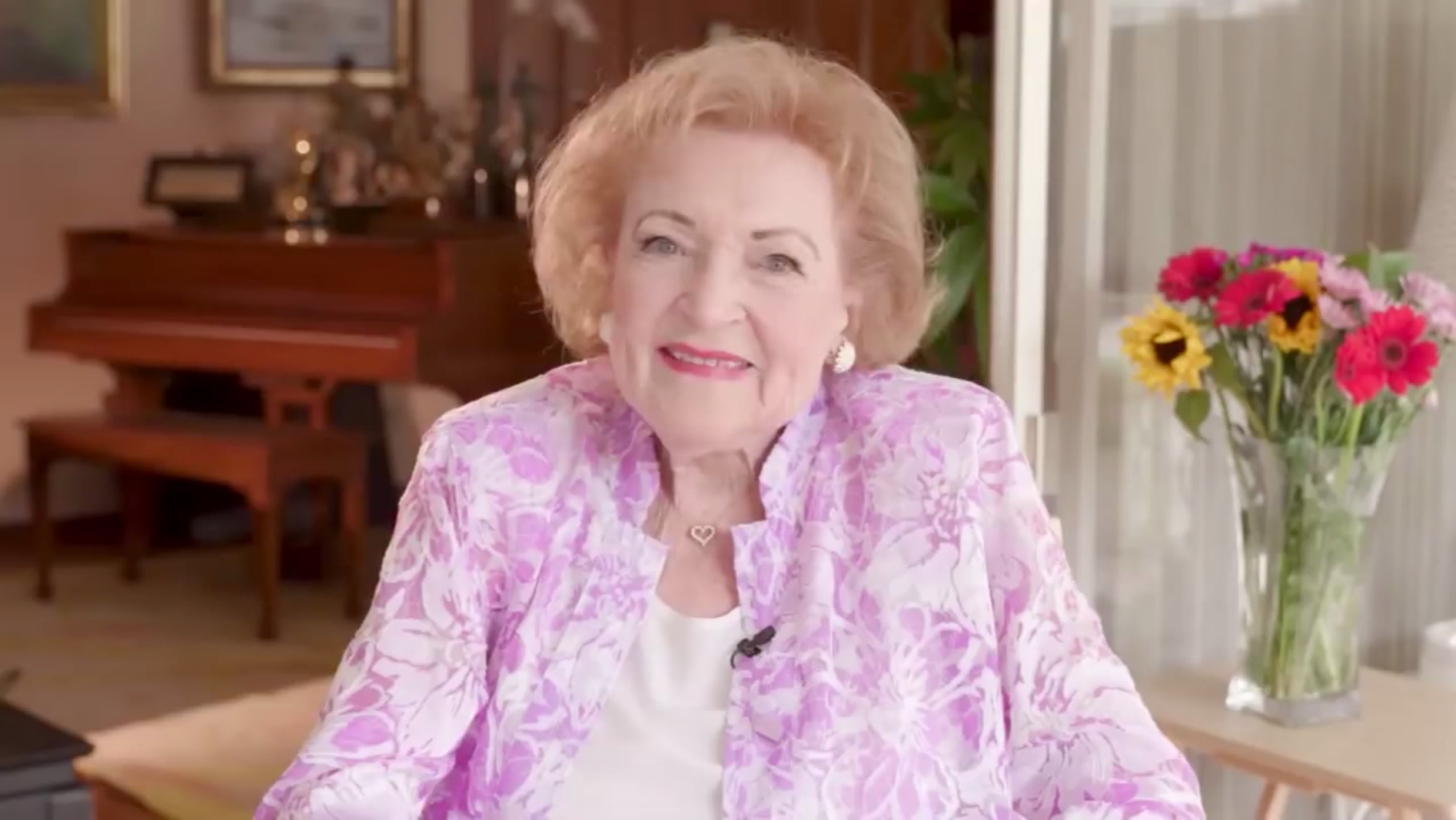 The late Betty White, seen here in a documentary about her life, would have turned 100 on Jan. 17. 
